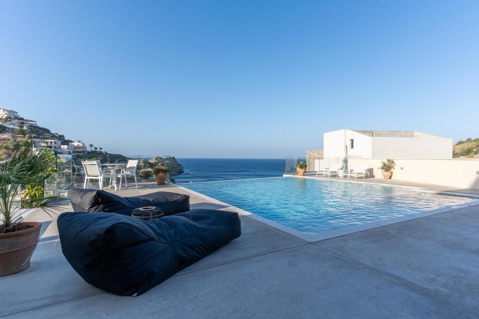 Amazing View Villa Aliki With Infinity Pool & Spa Ligaria  Exterior photo